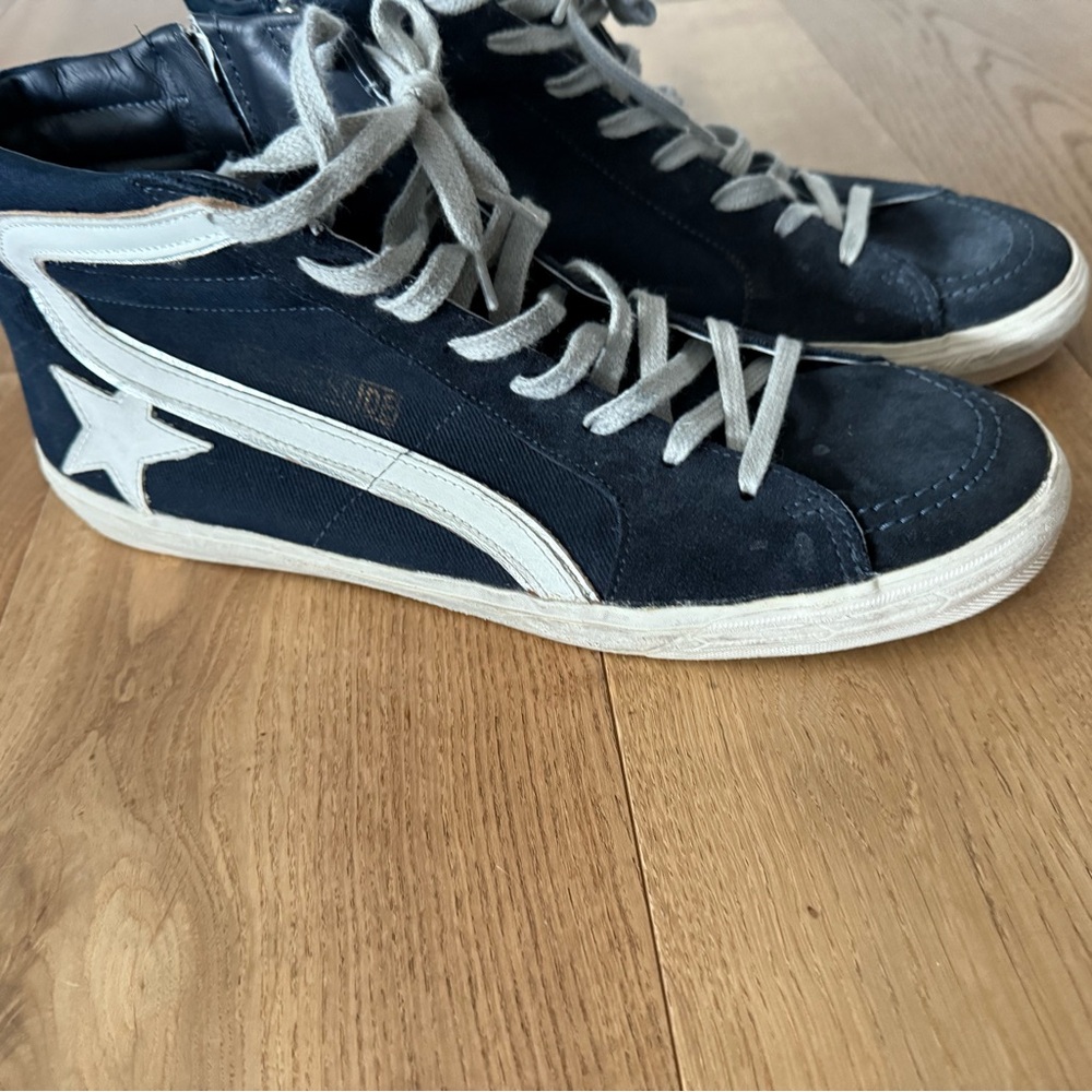 Golden Goose Blue Sneakers